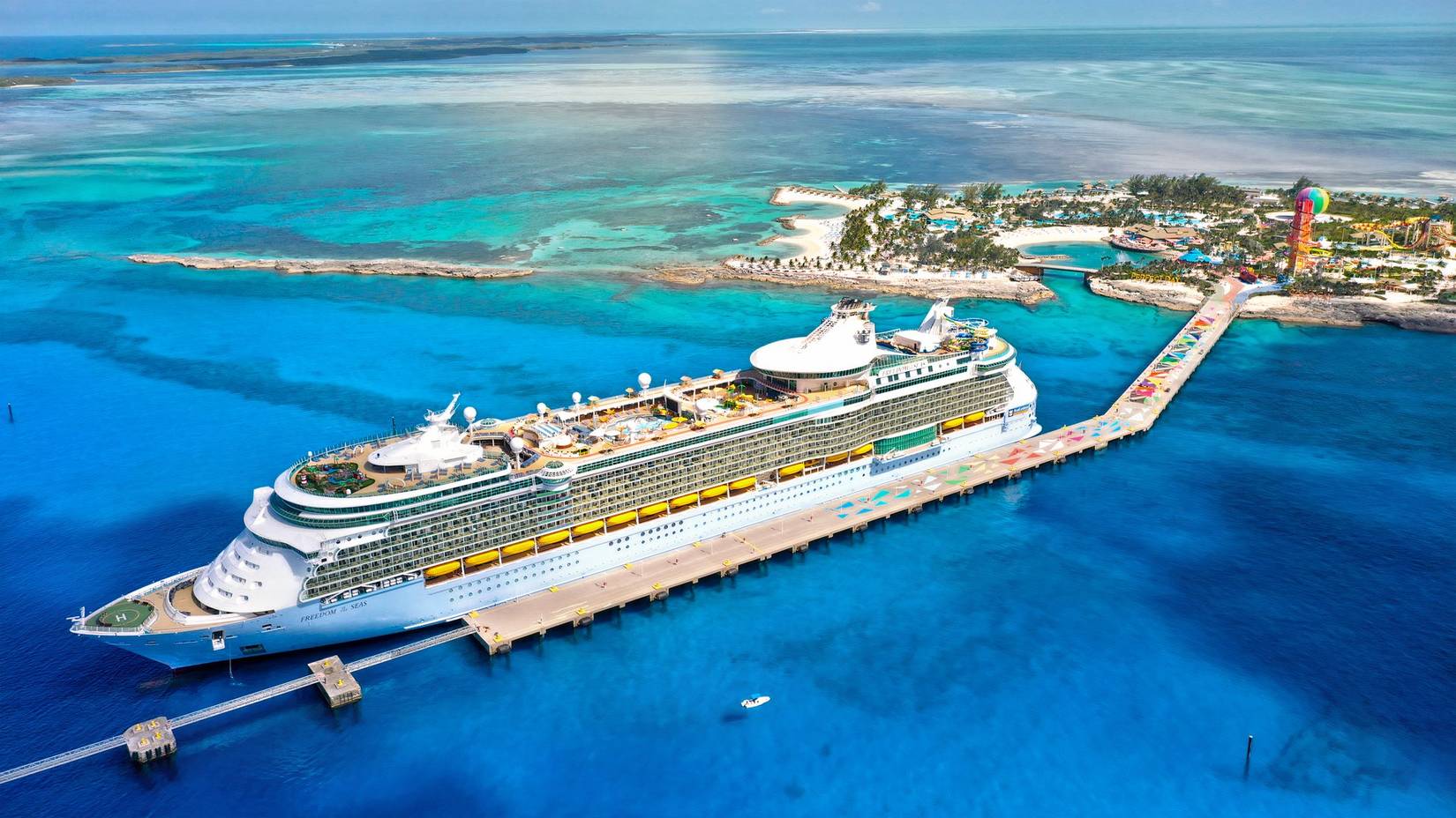 Royal Caribbean's Private Island Stops Combine Water Park Attractions