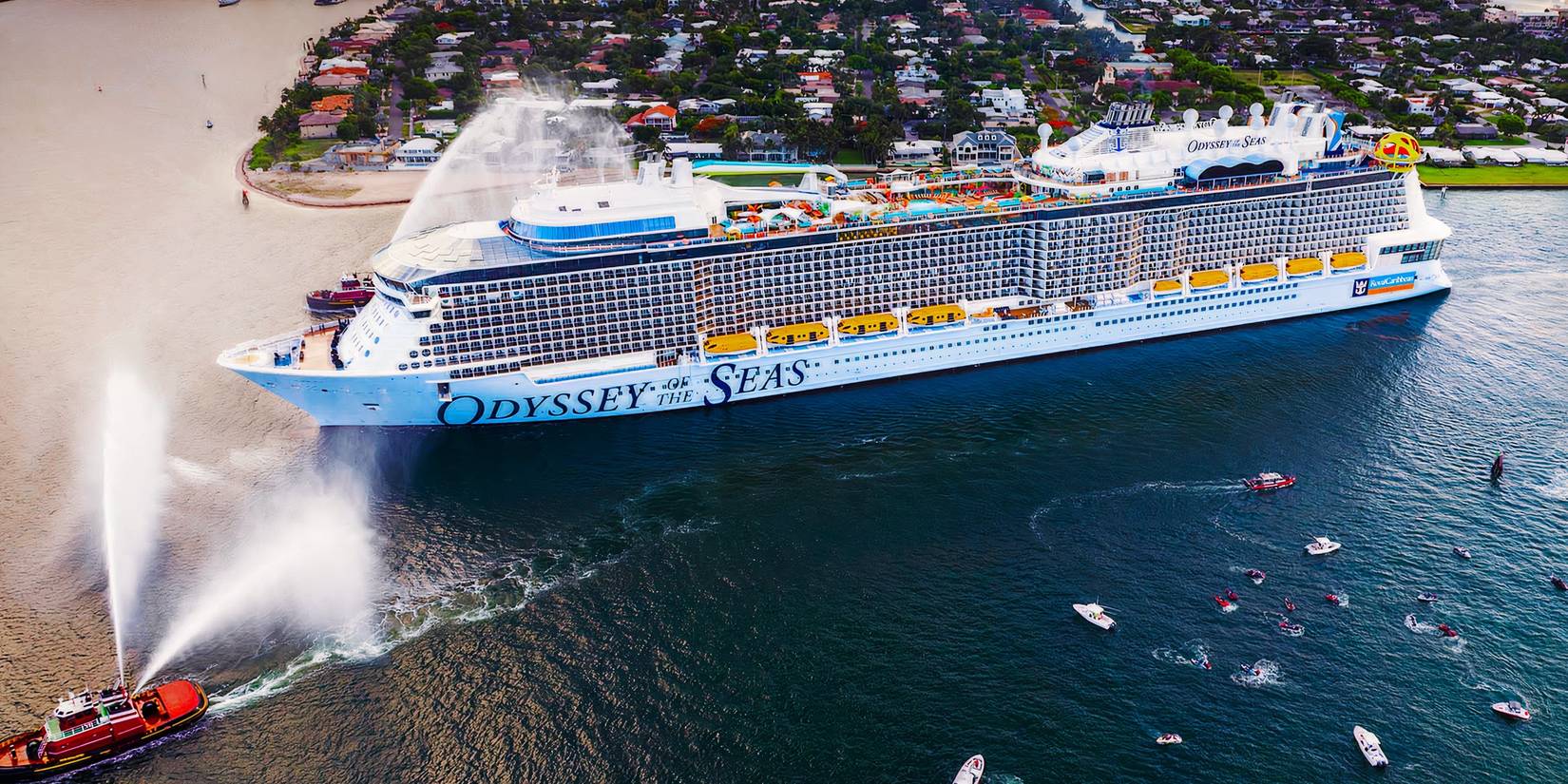 Odyssey of the Seas in port