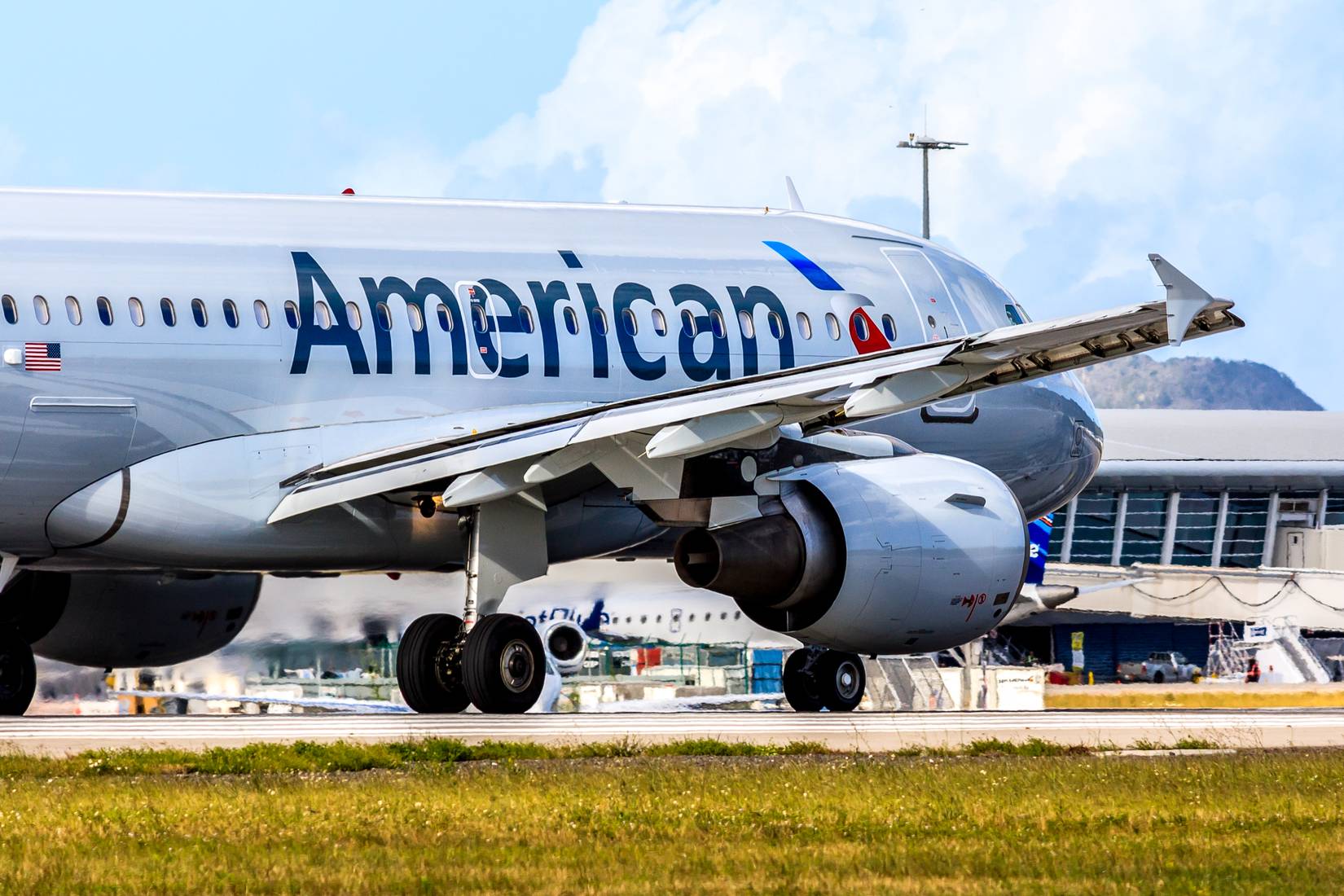 American Airlines Plane Landing