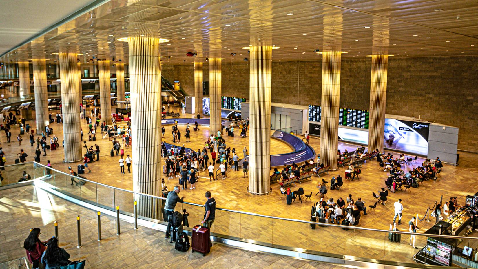 Kat za dolaske na terminalu 3 u zračnoj luci Ben Gurion u Tel Avivu, Izrael