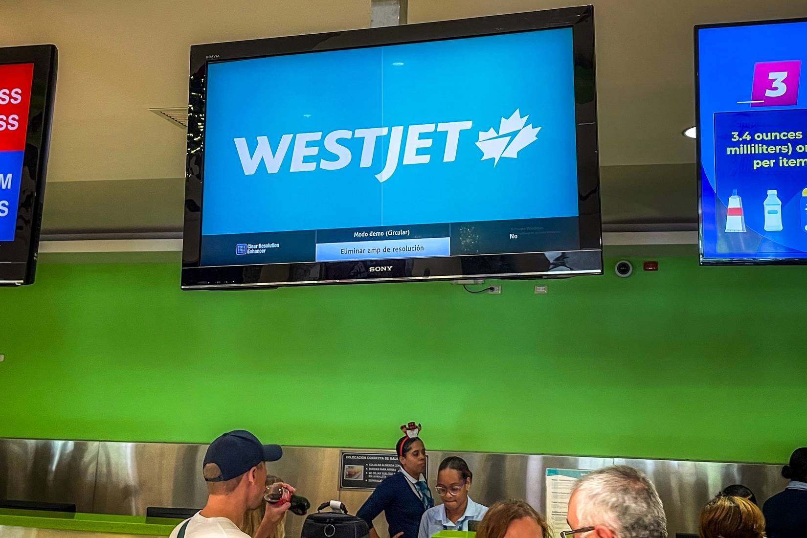 WestJet Check in