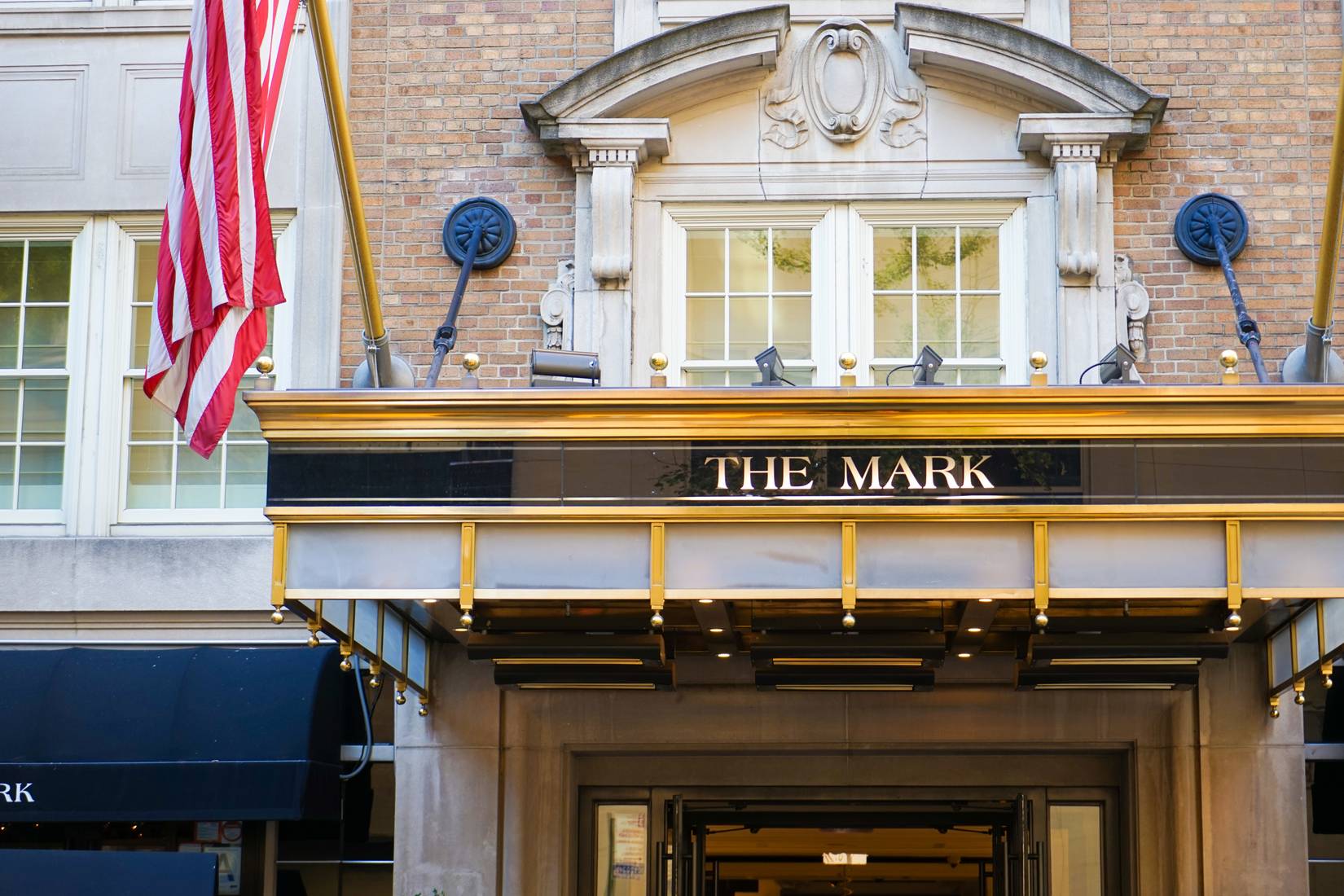 Exterior of The Mark Hotel on the Upper East Side, New York