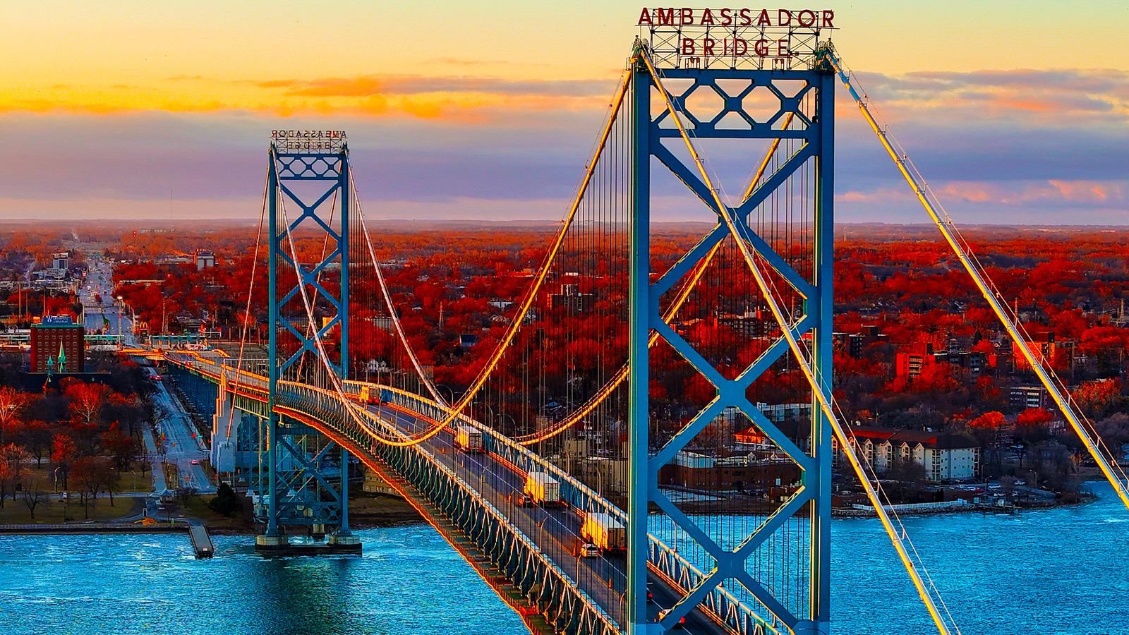 The Busiest U.S.-Canada Border Crossing Is Also One Of The World's Largest International Bridges