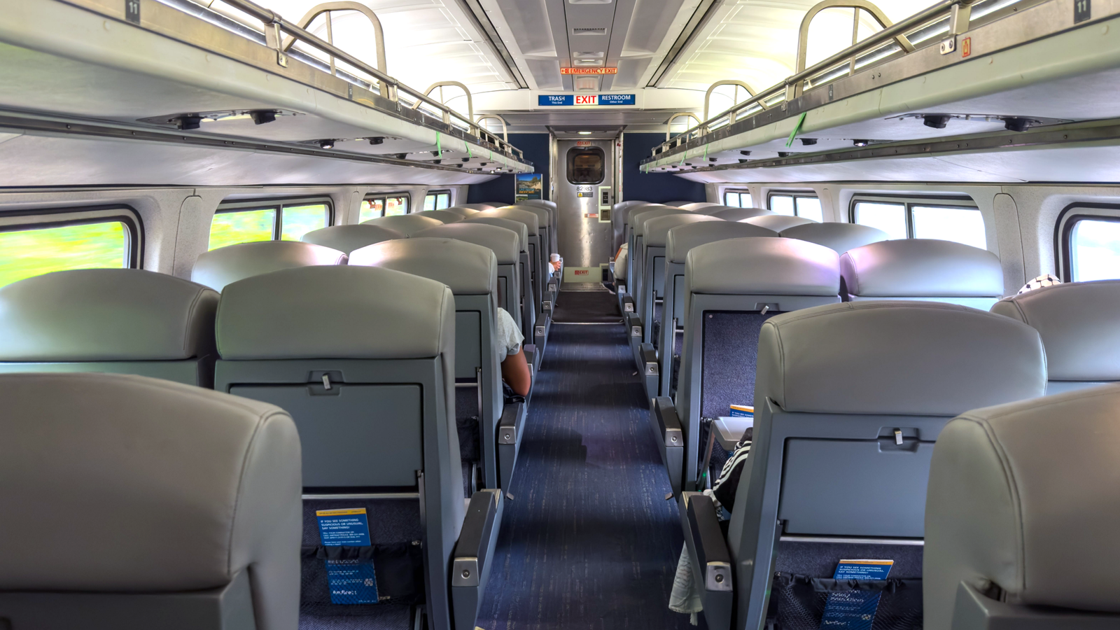 Amtrak Passenger Advised To Contact Customer Service After Noticing Incorrect Signage On Amfleet