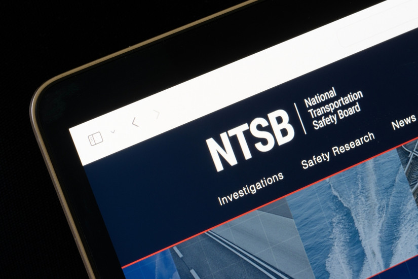 Homepage of the National Transportation Safety Board (NTSB)