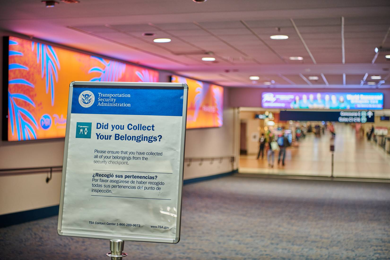 Sign At Palm Beach International Airport