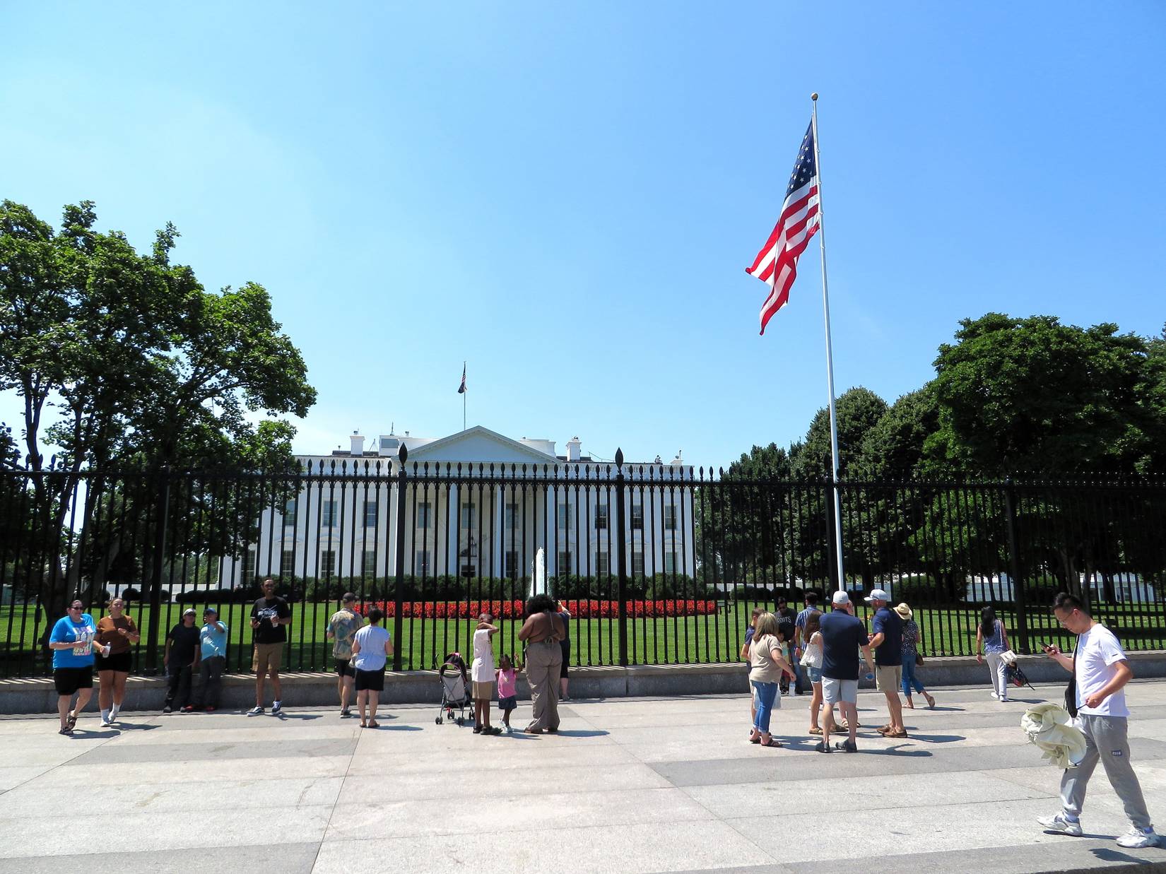 Fuera de la Casa Blanca, Washington DC