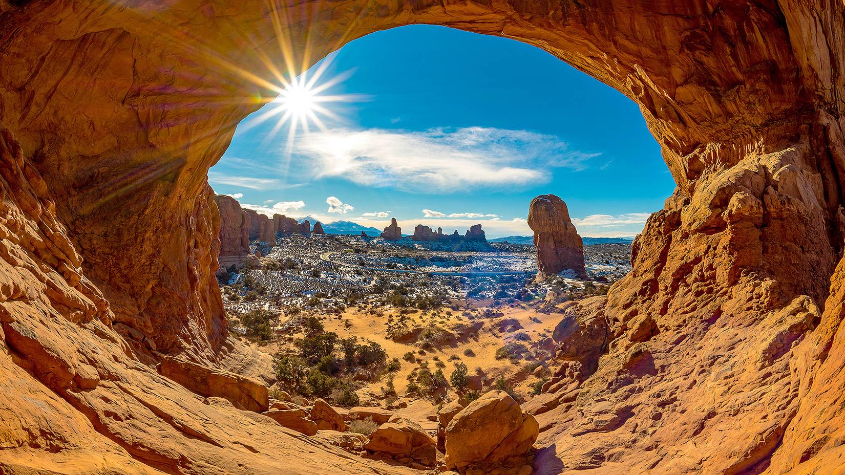 Double Arch, Arches National Park, Moab, Utah, USA