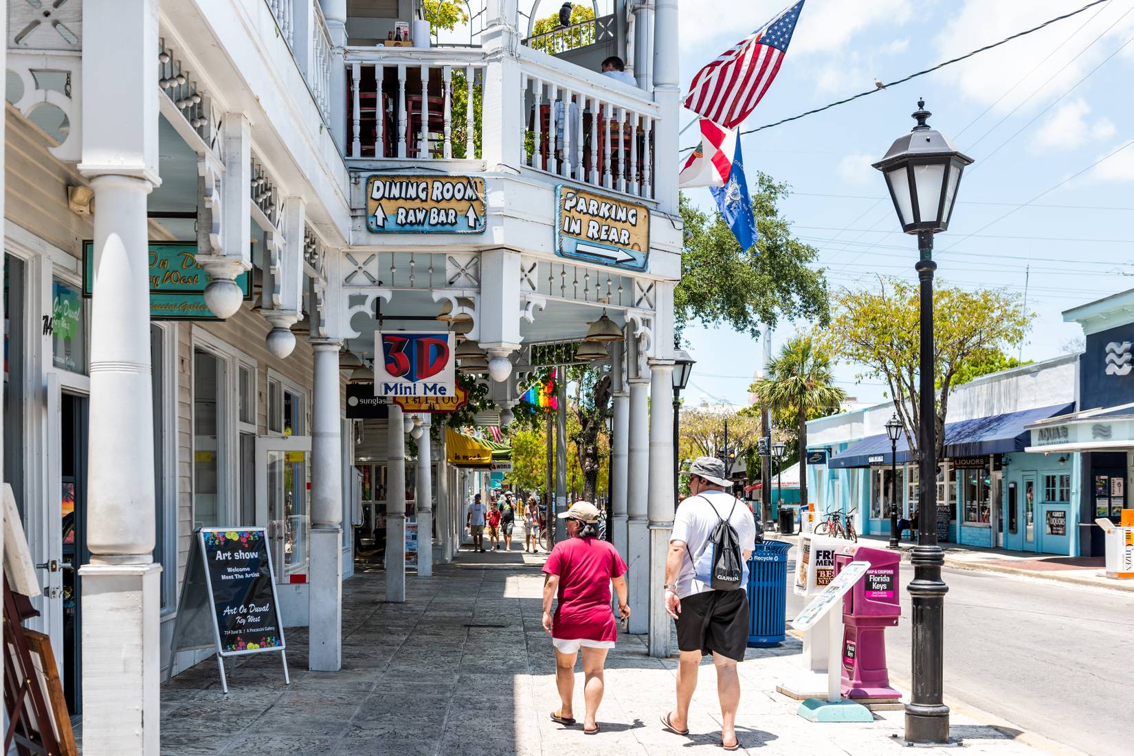 Canadian Snowbirds in Key West, Florida, USA