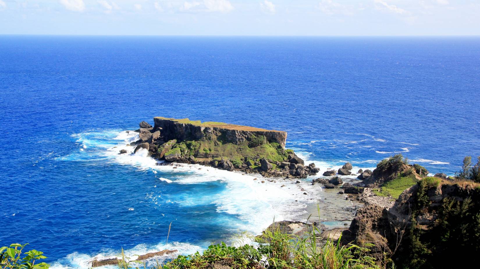 Forbidden Island in the southeastern part of Saipan, the largest island and capital of the Commonwealth of the Northern Mariana Islands (CNMI)