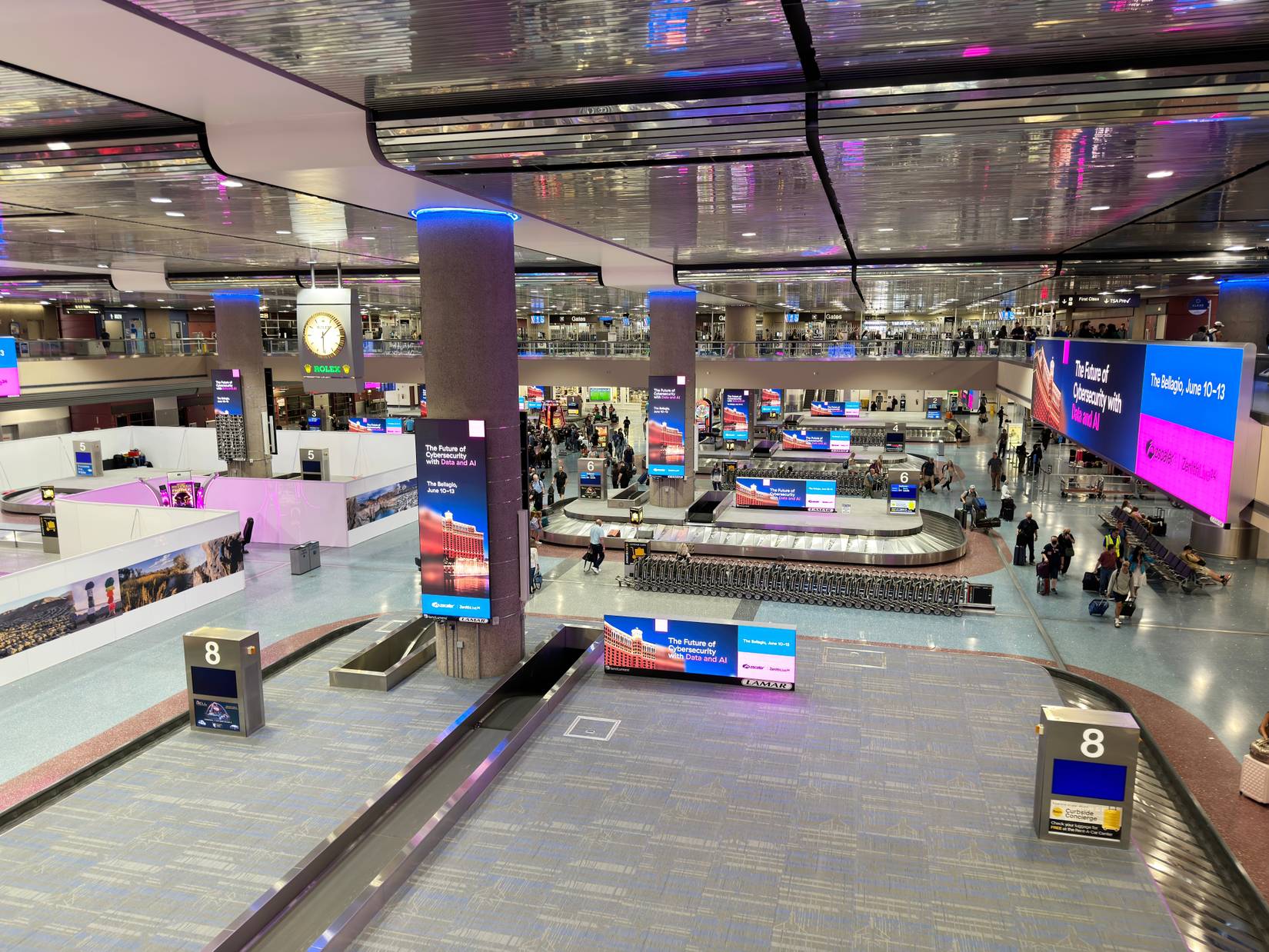Harry Reid International Airport in Las Vegas facing delays. 
