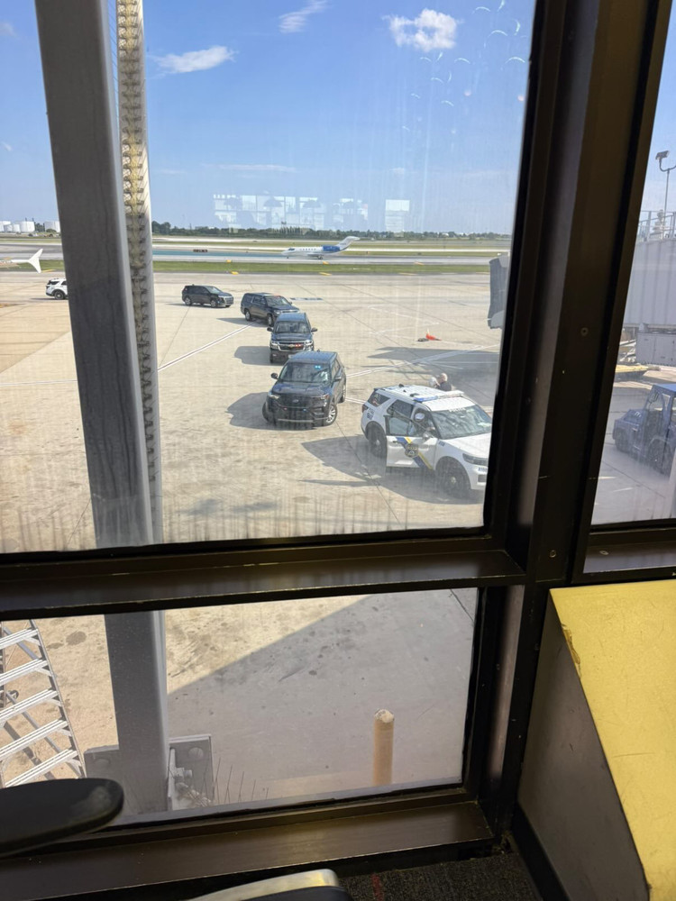 Biden Arriving At Airport