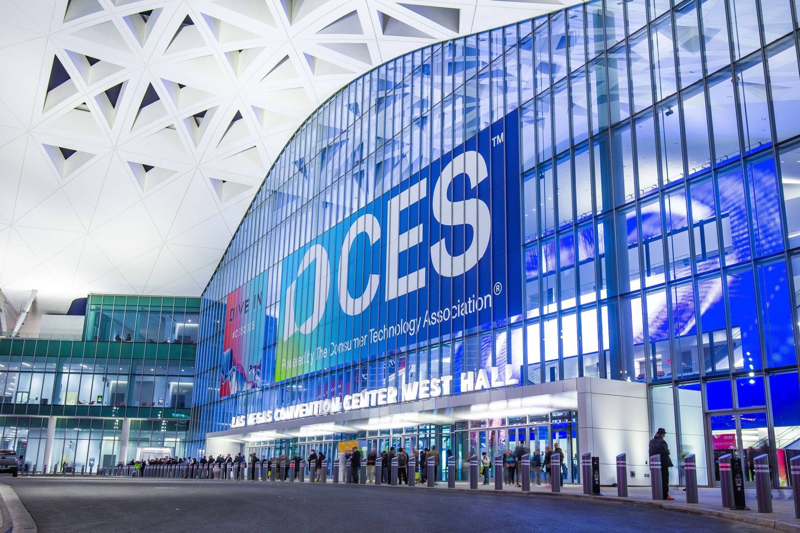 Convention Center West Hall during CES2025 in Las Vegas