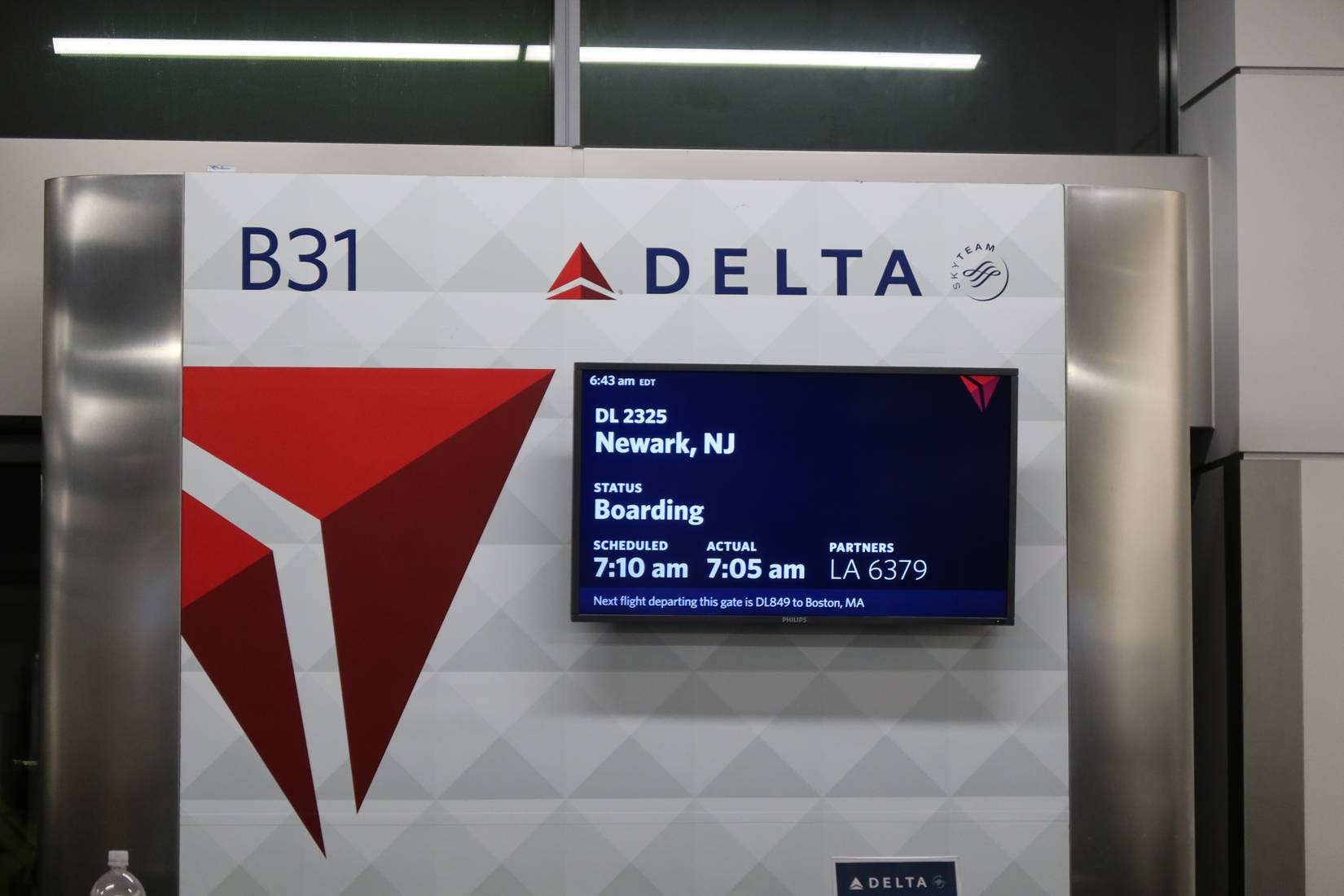Delta Air Lines Gate For Newark, NJ