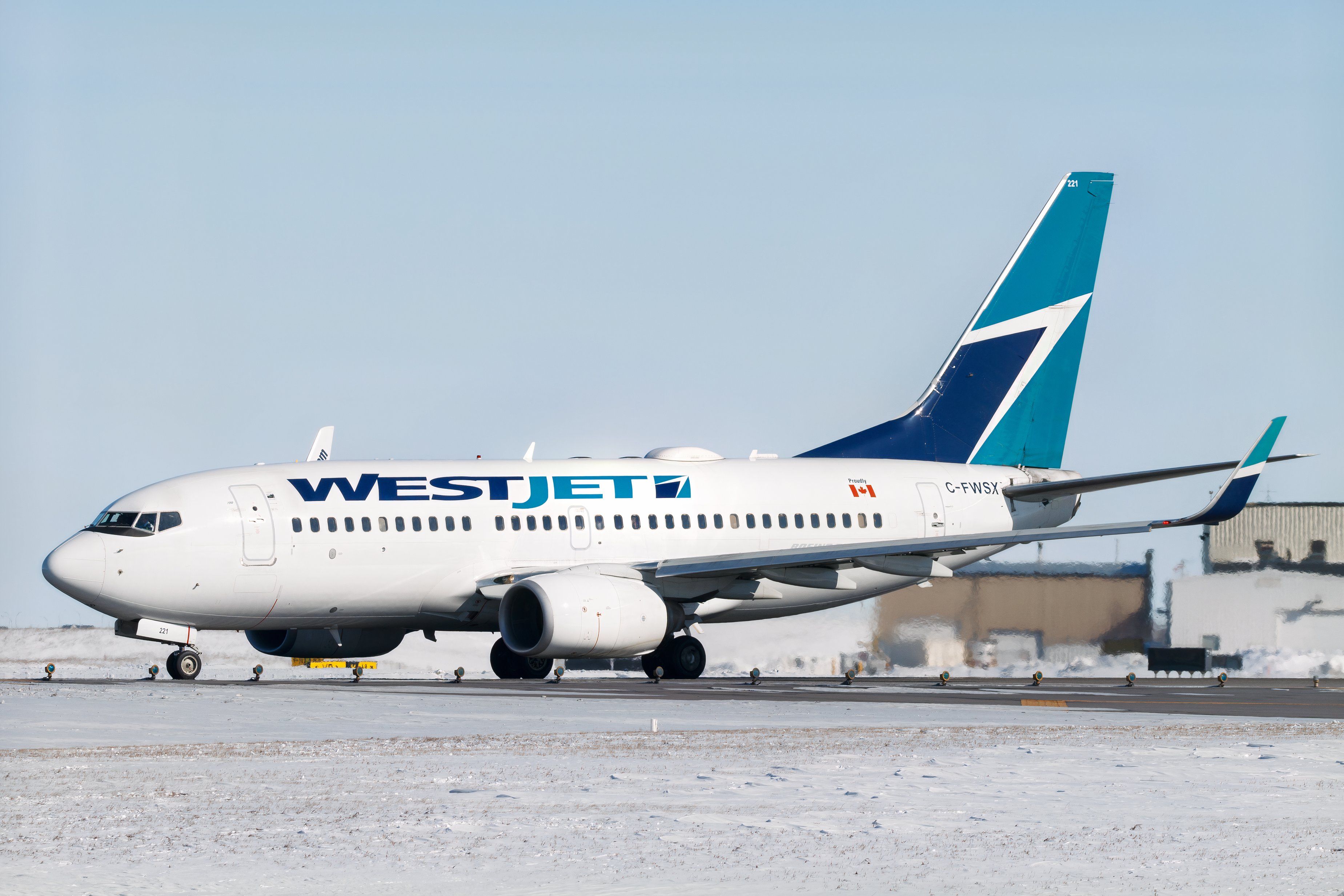WestJet flight from Calgary.