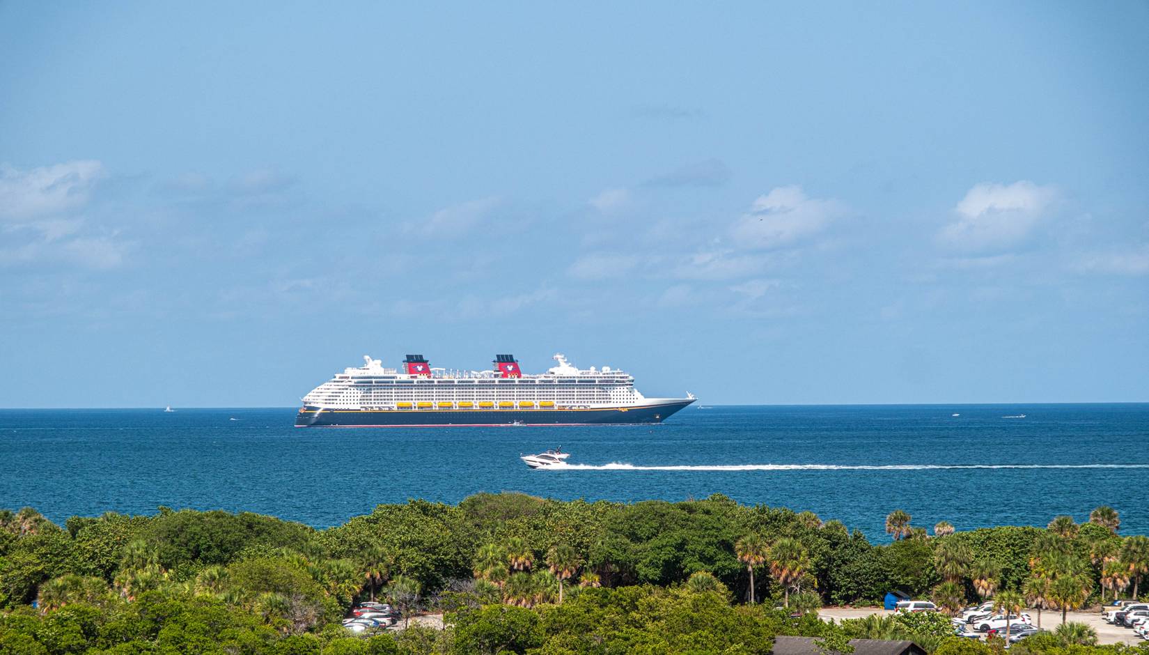 Disney Dream Leaving Port Everglades in Fort Lauderdale Florida