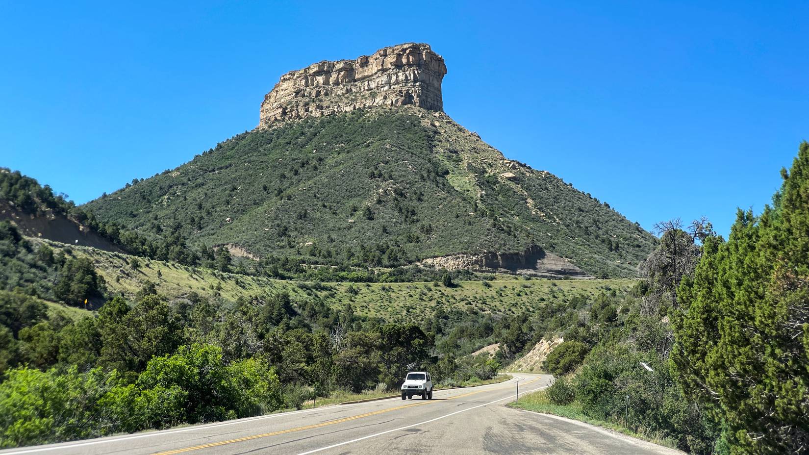 Entrance to Mesa Verde National Park near Cortez Colorado