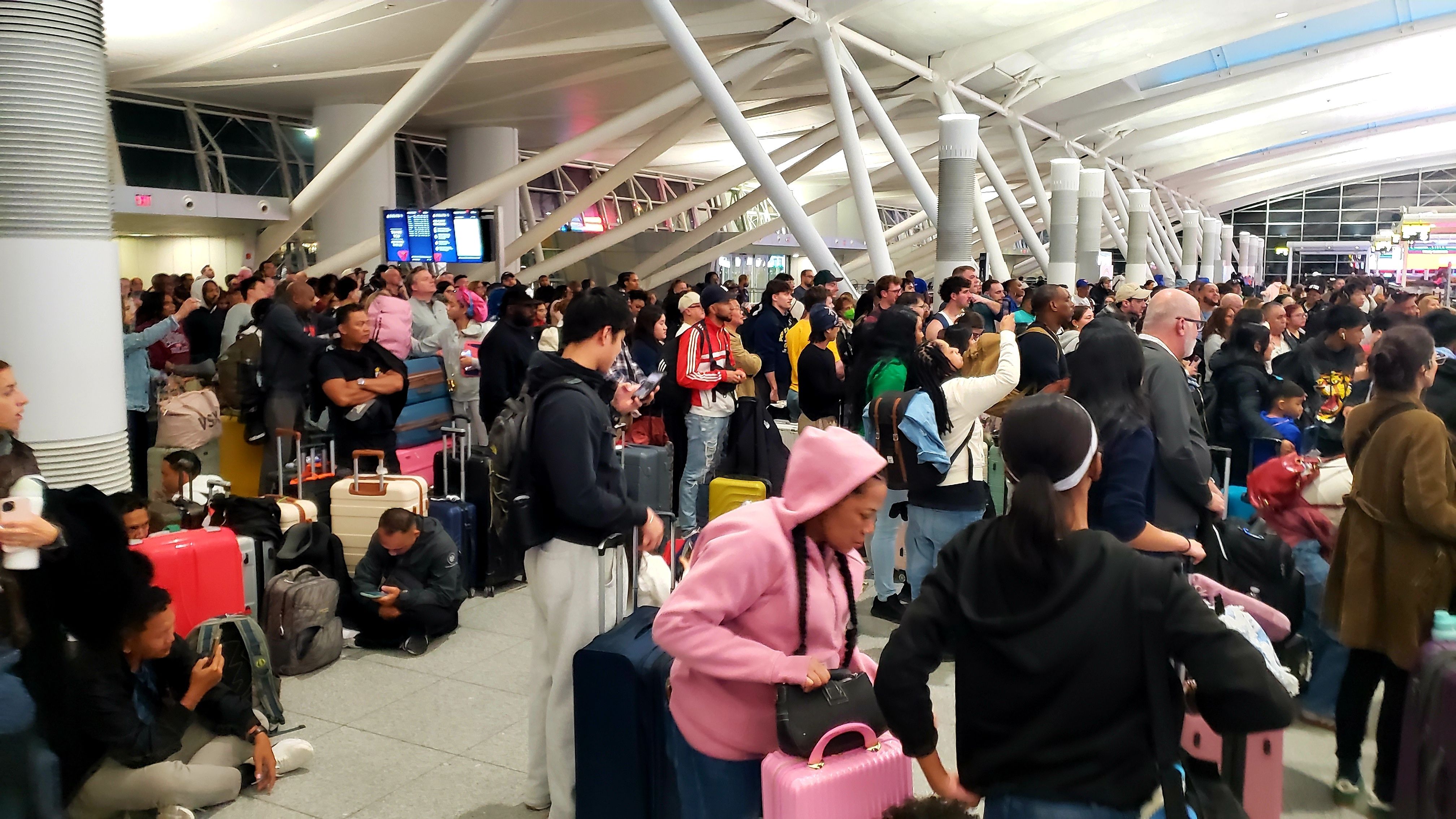 LaGuardia Airport Cancels Hundreds Of Flights As FAA Halts Service At 8 U.S. Hubs