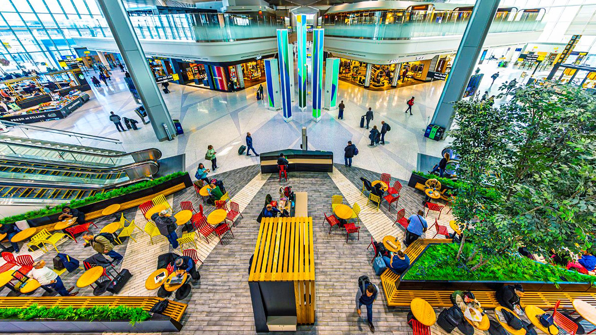 A photo of Terminal A at Newark Liberty International Airport