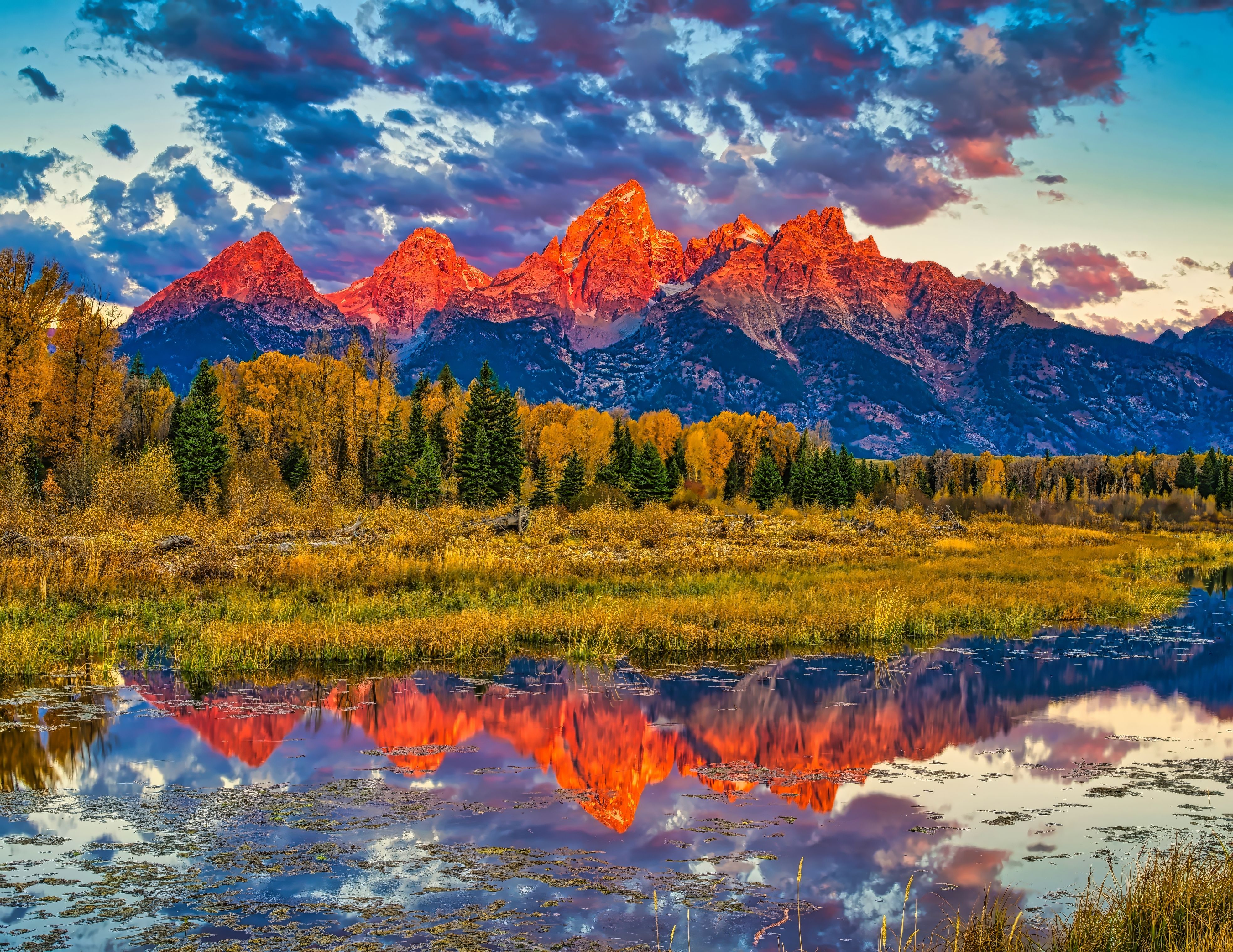 The Tetons in Grand Teton National Park, Wyoming
