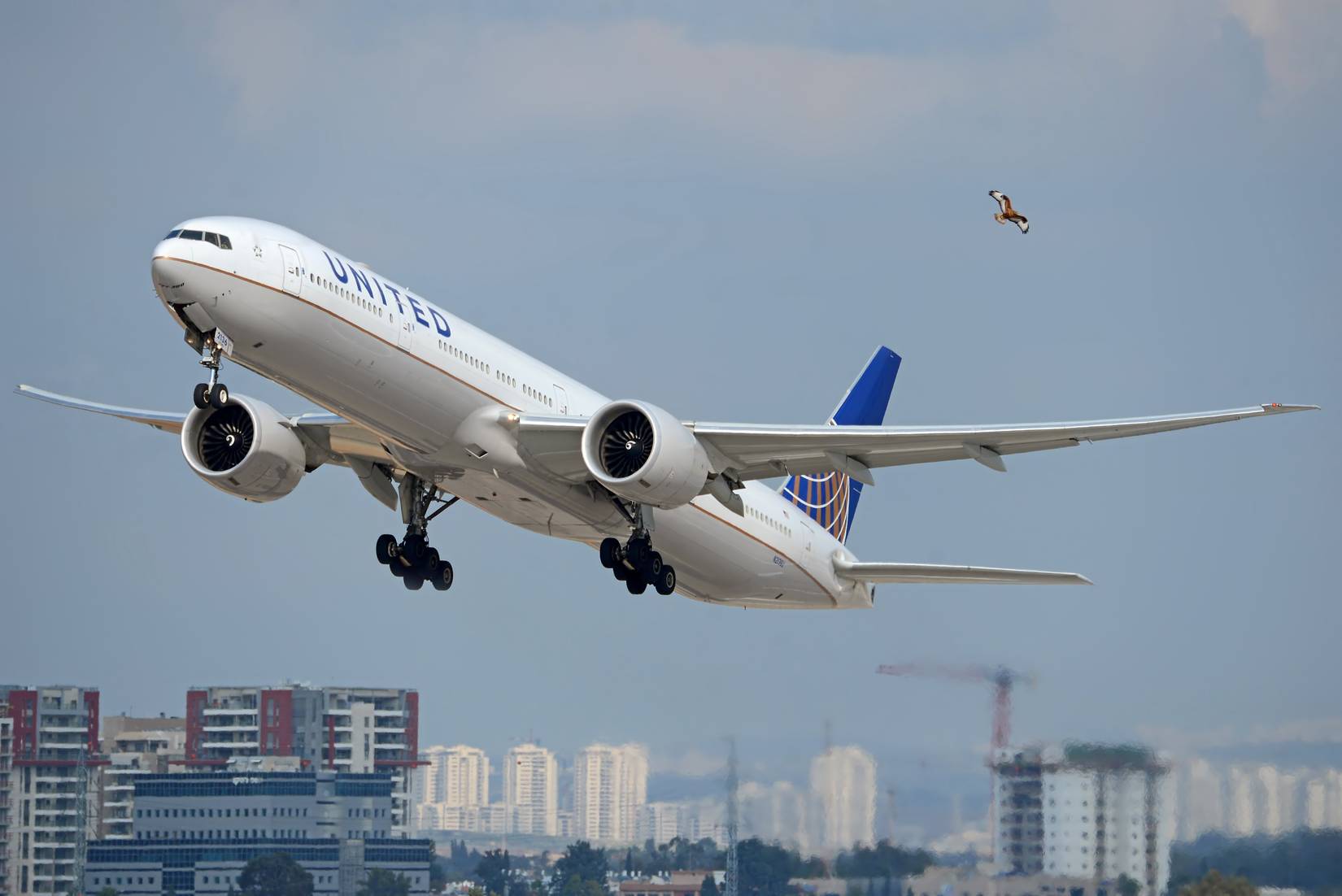 United plane at Ben Gurion