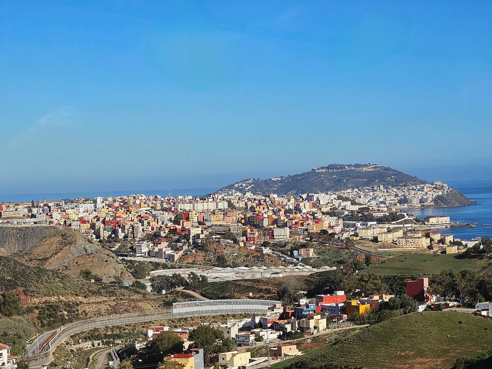 View of Ceuta from Morocco