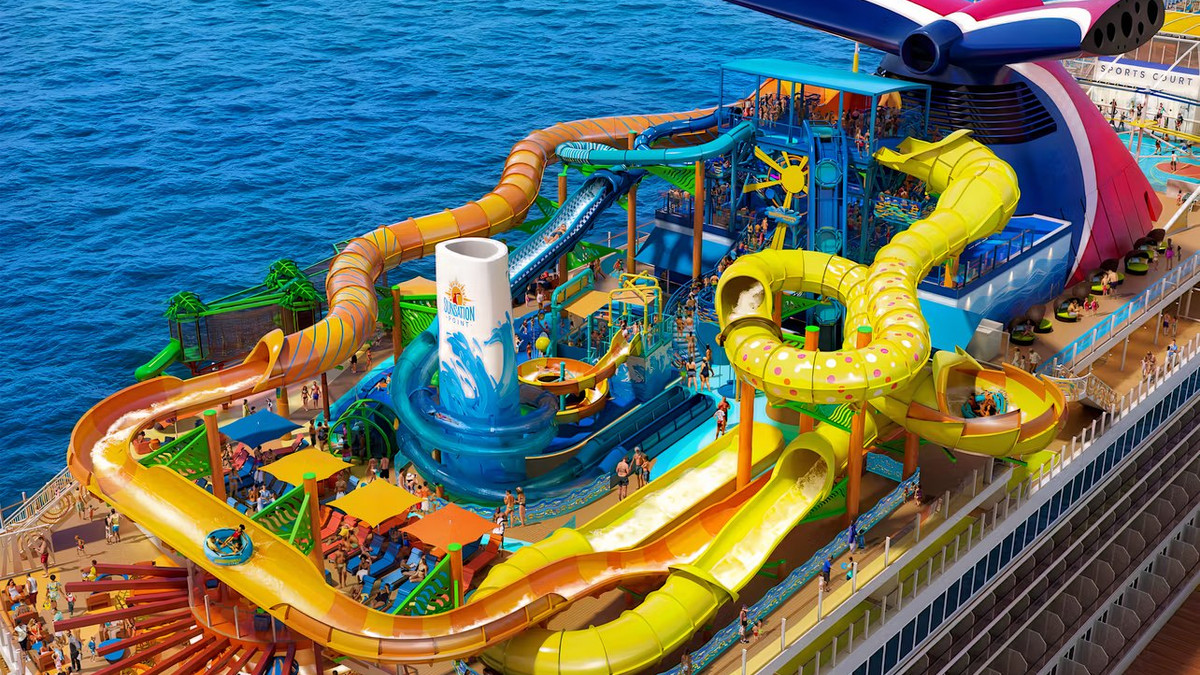 Carnival Festivale Is Bringing The Line's Largest Water Park At Sea To ...