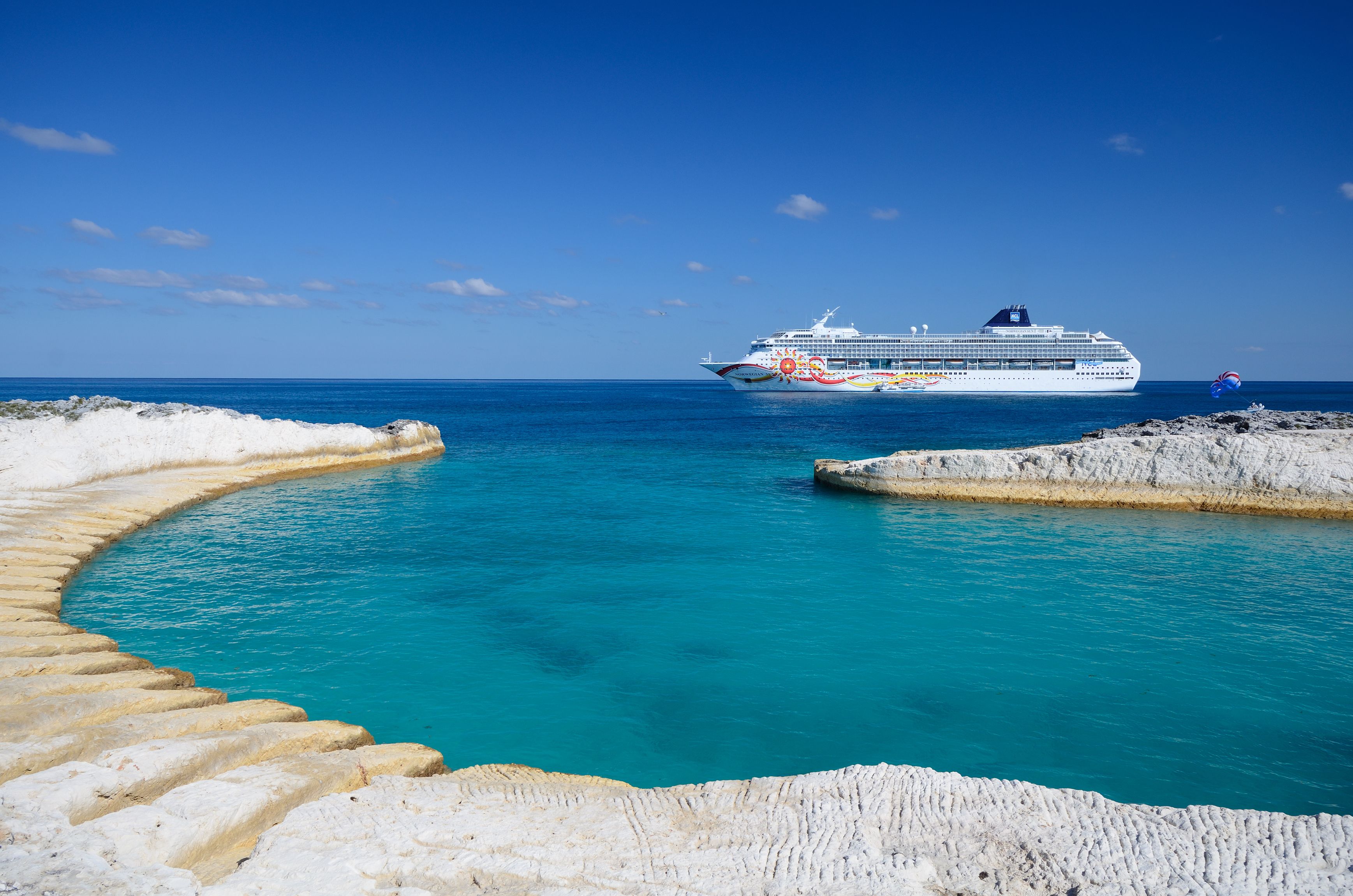Norwegian Cruise Line Influencers Block Off Ship And Great Stirrup Cay ‘For Their Exclusive Use'