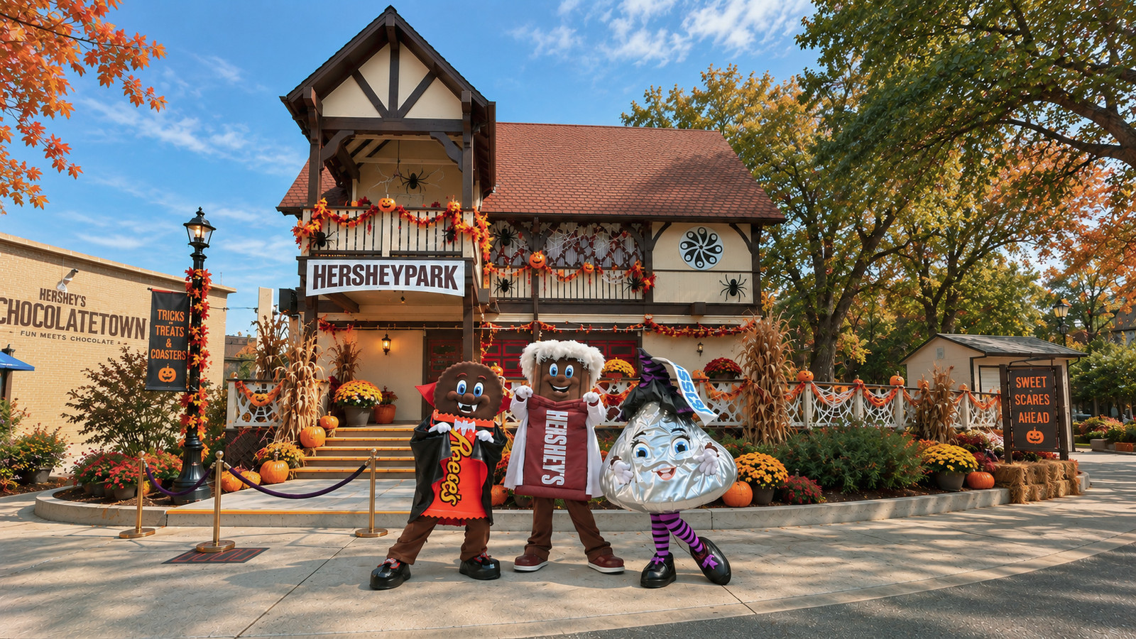 Hersheypark Halloween Returns In 2026 With Candy, Coasters, and Dark Nights