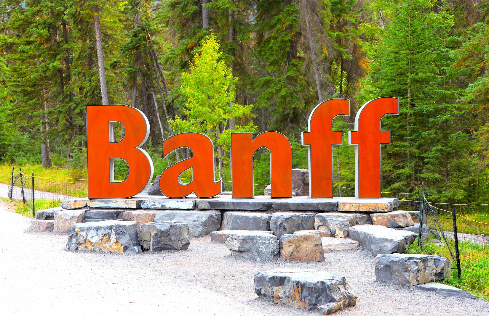Banff National Park sign